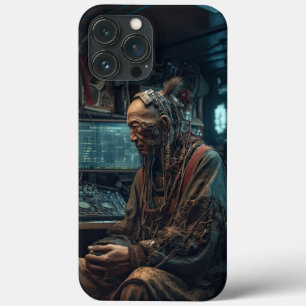 Tibetaanse cyberpunk iPhone 13 pro max hoesje