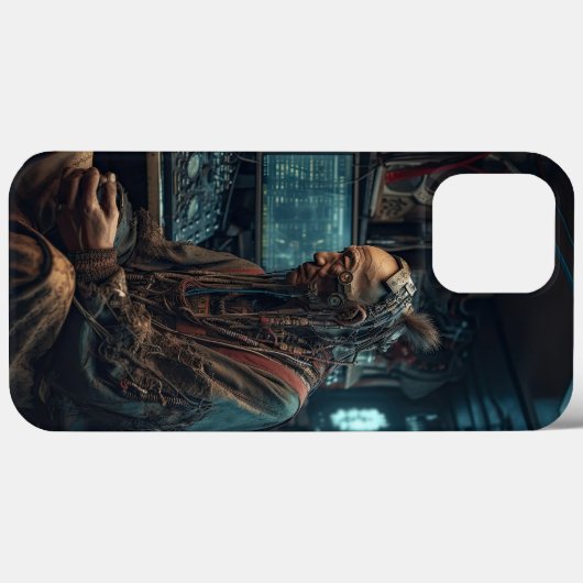 Tibetaanse cyberpunk Case-Mate iPhone case (Achterkant (horizontaal))