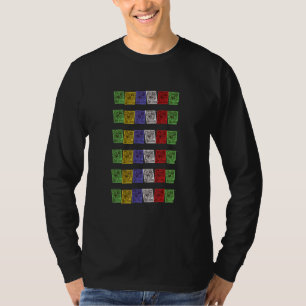 Tibetaanse gebedsvlaggen in Nepal boeddhisme T-shirt