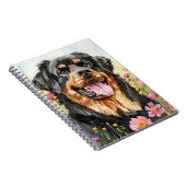 Tibetaanse Mastiff Journal Waterverf Dog Gift Notitieboek (Rechterzijde)