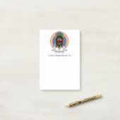 Tibetaanse Mastiff Logo Post merkt het op Post-it® Notes (Op bureau)