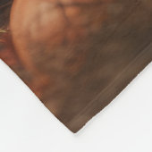 Tibetaanse Mastiff Puppy Herfst Delight Pompoen Fleece Deken (Hoek)