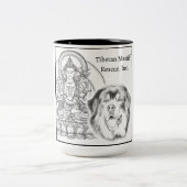 Tibetaanse Mastiff Rescue Logo Mok (Center)