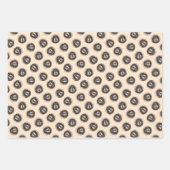 Tibetaanse Mastiff Schilderen Zwart en Tan Pet Dog Inpakpapier Vel (Voorkant)