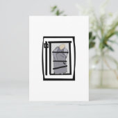 TIBETAANSE MONNIK BEDANKKAART (Staand voorkant)