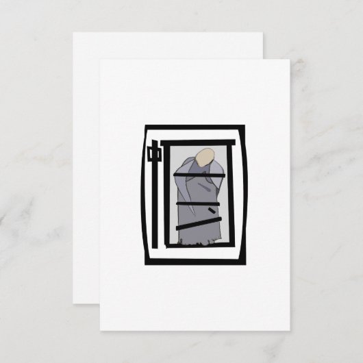 TIBETAANSE MONNIK BEDANKKAART (Voorkant / Achterkant)