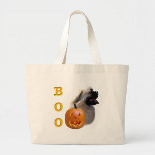 Tibetaanse spaniël Boo Grote Tote Bag