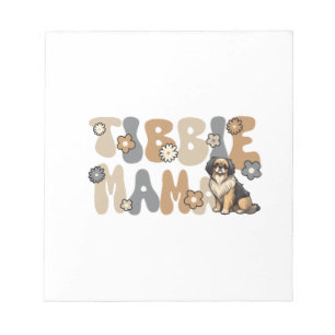 Tibetaanse Spaniel Groovy Tibbie Mama Notitieblok