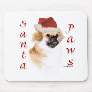 Tibetaanse spaniël Santa Paws Muismat
