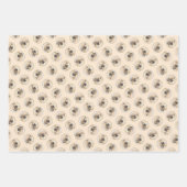 Tibetaanse Spaniel Schilderij Cream en White Dog A Inpakpapier Vel (Voorkant)