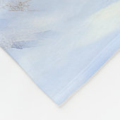 Tibetaanse terriër liet het sneeuwen Kerstmis Fleece Deken (Hoek)