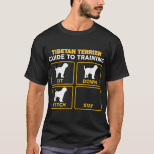 Tibetaanse Terrier T-Shirt Grappige gids voor trai