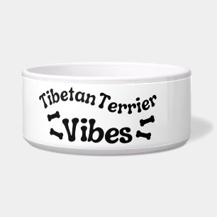 Tibetaanse Terrier Vibes Keramische Hondenbak Voerbakje
