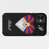 Tibetaanse vlag Case-Mate iPhone case (Achterkant (horizontaal))