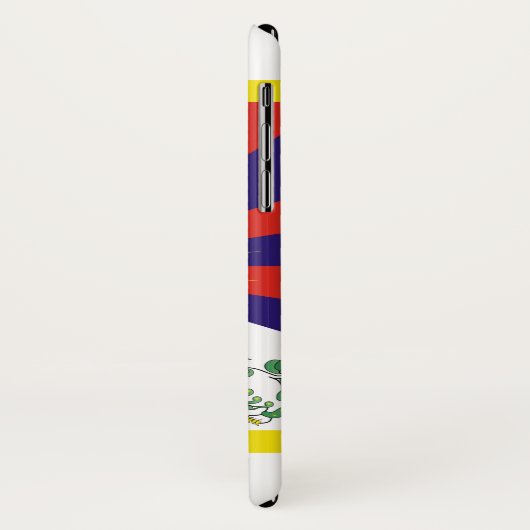 Tibetaanse vlag Case-Mate iPhone case (Achterkant/links)