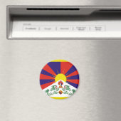 Tibetaanse vlag magneet (Insitu (Vaatwasser))