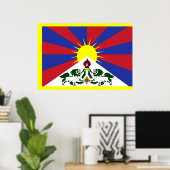 Tibetaanse vlag poster (Thuiskantoor)