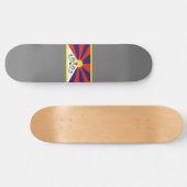Tibetaanse vlag skateboard (Horizontaal)