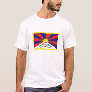 Tibetaanse vlag t-shirt