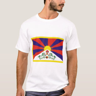 Tibetaanse vlag t-shirt
