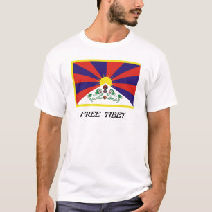 Tibetaanse vlag t-shirt