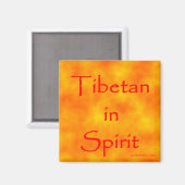 Tibétain en magnet d'esprit (Recto/Verso)