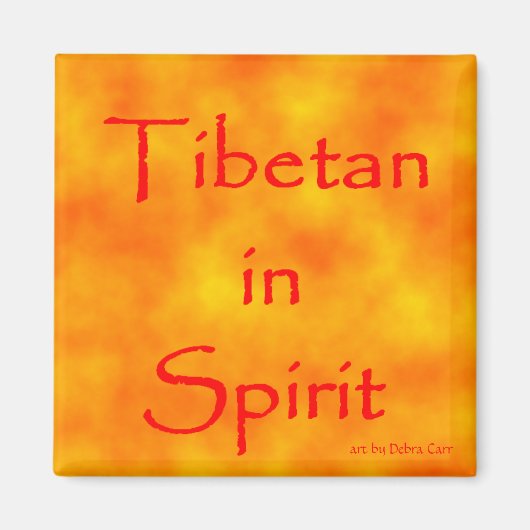 Tibétain en magnet d'esprit (Devant)