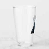 Tibétain Mastiff assis en verre (2) (Droite)