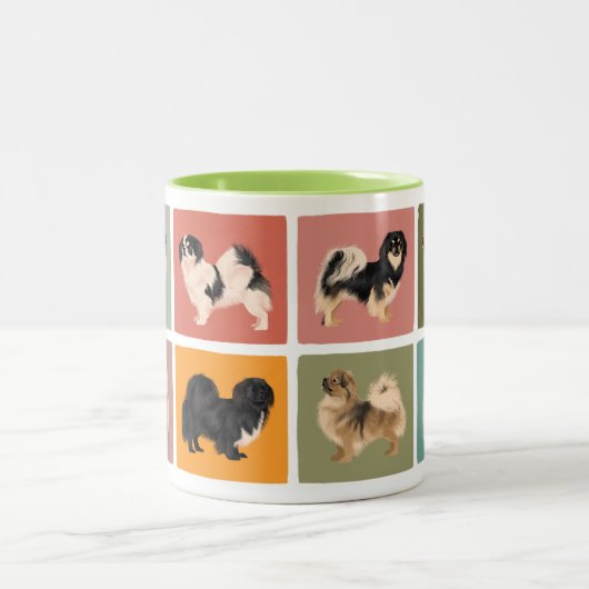 Tibétain Spaniel Mug Tibbie Style (Centre)