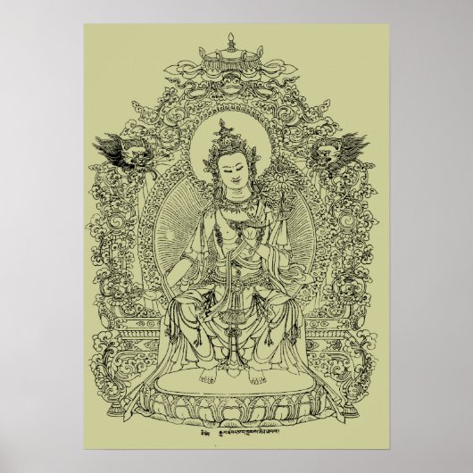 TIBETAN BUDDHA POSTER (Voorkant)