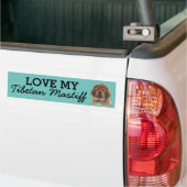 Tibetan Mastiff-bumper sticker (Op Truck)
