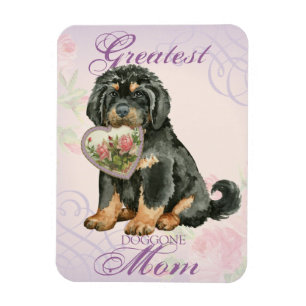 Tibetan Mastiff Heart Mam Magneet