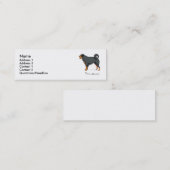 Tibetan Mastiff Mini Visitekaartje (Voorkant / Achterkant)