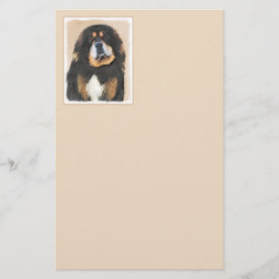 Tibetan Mastiff-schildering - Cute Original Dog Ar Briefpapier
