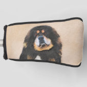 Tibetan Mastiff-schildering - Cute Original Dog Ar Golfheadcover (Voorkant)