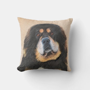 Tibetan Mastiff-schildering - Cute Original Dog Ar Kussen