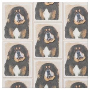 Tibetan Mastiff-schildering - Cute Original Dog Ar Stof