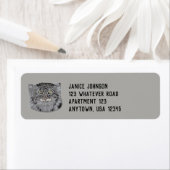 Tibetan Pallas Cat Return Address Labels (Insitu)