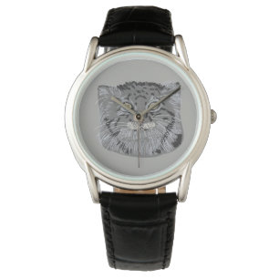 Tibetan Pallas Cat Wild Animals Wristwatch Horloge