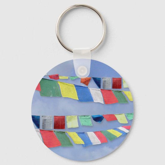 Tibetan Prayer Flags Sleutelhanger (Voorkant)