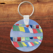 Tibetan Prayer Flags Sleutelhanger (Voorkant)