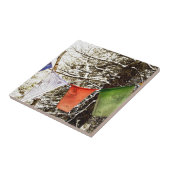 Tibetan Prayer Flags Tegeltje (Zijkant)