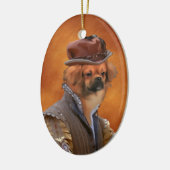 Tibetan Spaniel Baron Ornament (Links)
