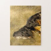 Tibetan Spaniel Dogs Jigsaws Legpuzzel (Verticaal)