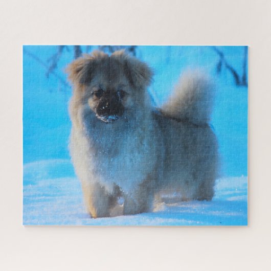 Tibetan Spaniel Dogs Jigsaws Legpuzzel (Horizontaal)