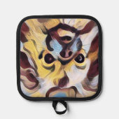 Tibetan Spaniel Pot Holder Pannenlap (Voorkant)