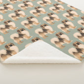 Tibetan Spaniel Sherpa Blanket Deken (3/4)