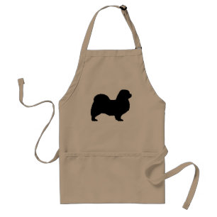 Tibetan Spaniel Silhouette Standaard Schort