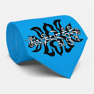 Tibetan Spiritueel Gift for HIM/Om Ma Ni Pad me Hu Stropdas