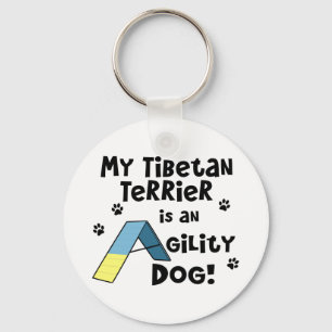 Tibetan Terrier Agility Dog Sleutelhanger